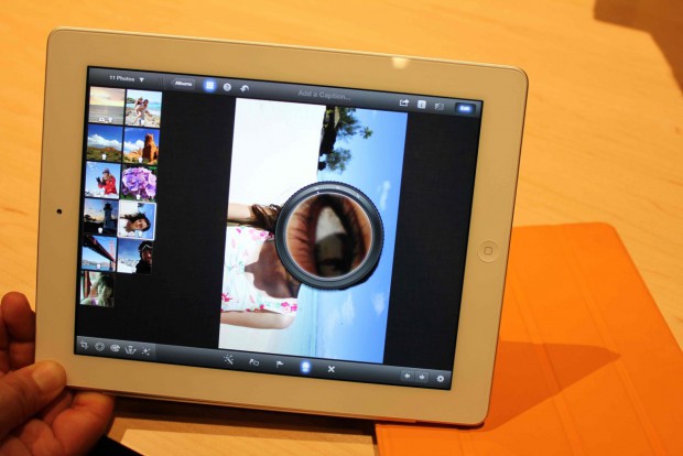 Hands on mit dem iPad 3 (Foto: Florian Weidhase/SFT)